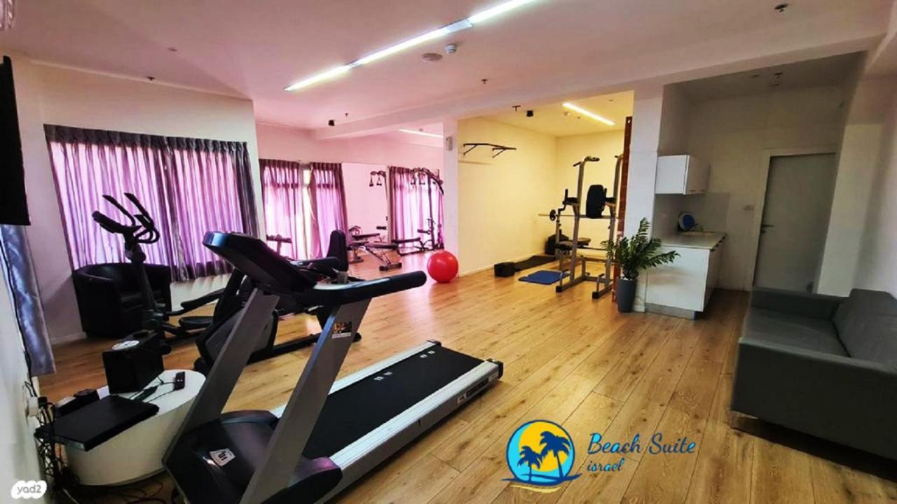 Beach Suite Israel- Private Jacuzzi Garden Suite & Gym, 3 Min Walk To Beach ביץ סוייט ישראל- ג'קוזי פרטי בגינה 3 דקות הליכה לים וחדר כושר Ascalão Exterior foto