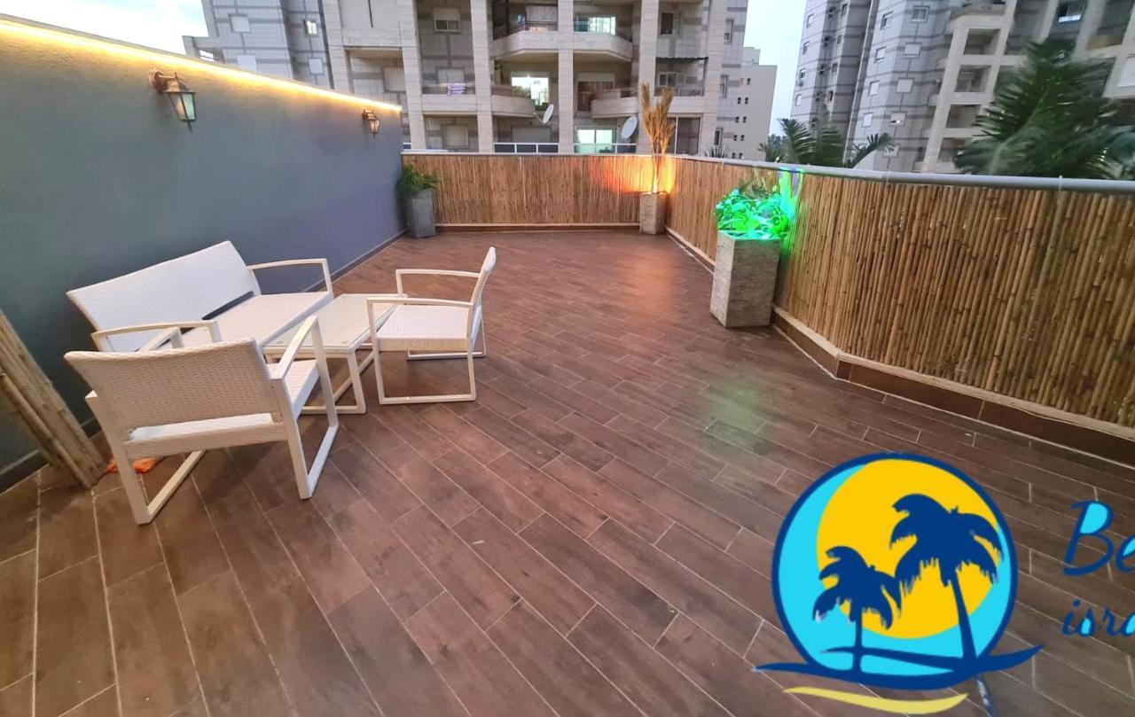 Beach Suite Israel- Private Jacuzzi Garden Suite & Gym, 3 Min Walk To Beach ביץ סוייט ישראל- ג'קוזי פרטי בגינה 3 דקות הליכה לים וחדר כושר Ascalão Exterior foto