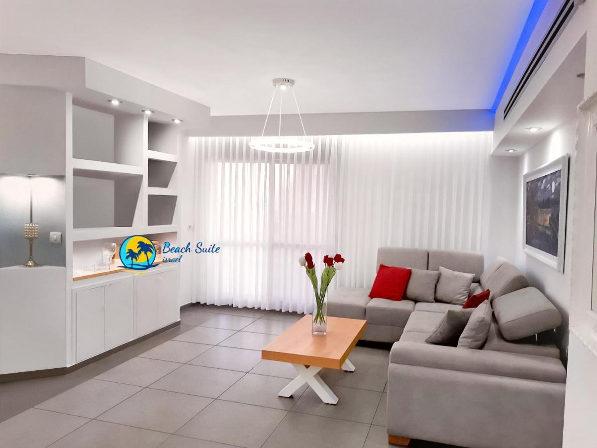 Beach Suite Israel- Private Jacuzzi Garden Suite & Gym, 3 Min Walk To Beach ביץ סוייט ישראל- ג'קוזי פרטי בגינה 3 דקות הליכה לים וחדר כושר Ascalão Exterior foto