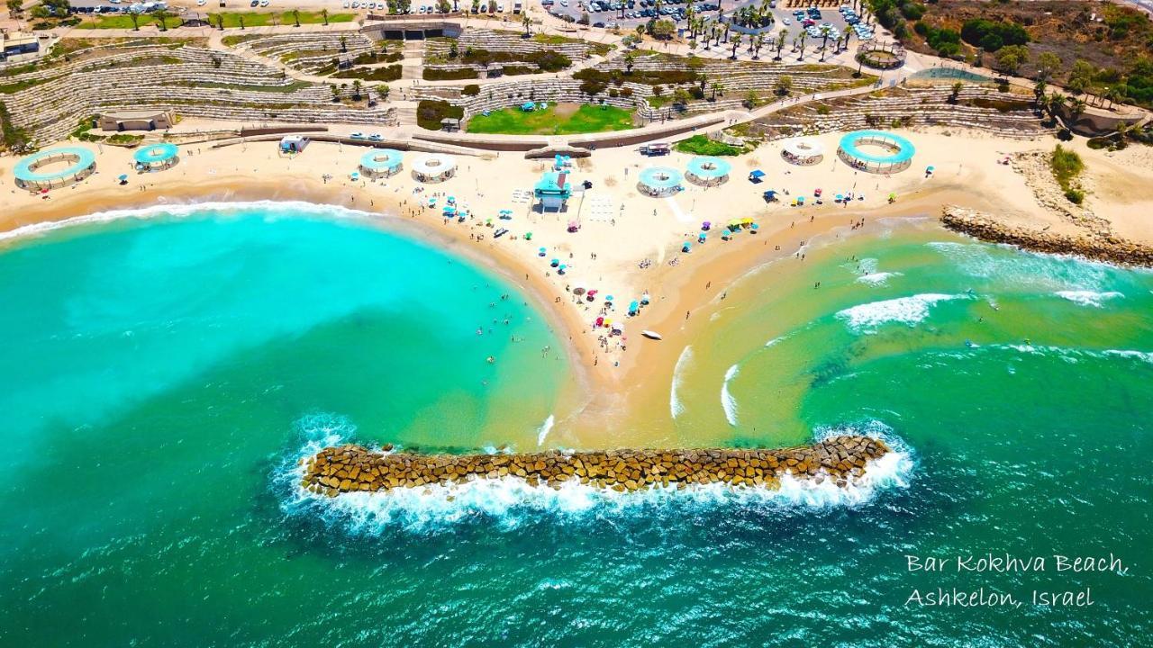 Beach Suite Israel- Private Jacuzzi Garden Suite & Gym, 3 Min Walk To Beach ביץ סוייט ישראל- ג'קוזי פרטי בגינה 3 דקות הליכה לים וחדר כושר Ascalão Exterior foto